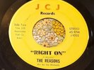 Unknown Funk Organ Instro Slammer 45 The Reasons Right On / If JCJ HEAR