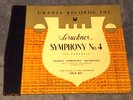 BRUCKNER Symphony No.4 HERMAN ABENDROTH 1951 US ED1 URANIA 2LP URLP-401 - RARE