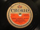 JAZZ EUBIE BLAKE ORCH Sweet Georgia Brown / Blues In My Heart CROWN 3197 EE-