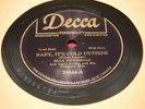 Ella Fitzgerald Louis Jordan 78 RPM Decca 24644 Baby It's Cold Outside Don't Cry