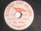78 : RARE LABEL : HARVARD DISC  1862- BOB  ROBERTS - BACK BACK BACK TO BALTIMORE