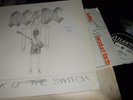 AC/DC : FLICK OF THE SWITCH LP 1983 ATLANTIC GERMANY +PROMOSHEET