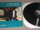 Nick Drake  Five Leaves Left LP USA ORIGINAL Antilles Vinyl Record With Misprint
