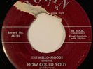 Mello-Moods - Robin 105 - Rare Vocal Group Blues R&B 45rpm
