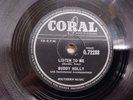 BUDDY HOLLY THE CRICKETS UK 1958 CORAL 78  LISTEN TO ME   I'M GONNA LOVE YOU TOO