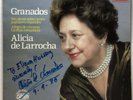 Enrique Granados Alicia De Larrocha with AUTOGRAPH Vinyl LP German DMM Decca