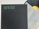 talking Heads fear of music LP near mint Original Pressing Textured Cover Inner