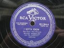 ELVIS PRESLEY 78 RPM I GOTTA KNOW / ARE YOU LONESOME TONIGHT BRAZIL RCA 82-1364