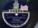BLUES SINGER ALMA ROTTER w/ EDDIE LANG ‘GOT EVERYTHING’ FRENCH ODEON 78