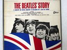 BEATLES STORY ODEON OP-7553,4 JAPAN INNER SLEEVE COMPANY SLEEVE RED 2LP