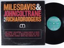 MILES DAVIS & JOHN COLTRANE Play Richard Rodgers MOODSVILLE LP mono e