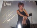 TINA TURNER autograph lp vinyl first press PRIVATE DANCER signed live concert