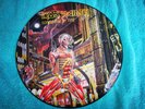 IRON MAIDEN  HOLLAND  PRESS  SOMEWHERE IN TIME  EMI  PICTURE VINYL SHAP