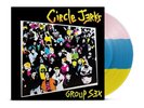 Circle Jerks ‎Group Sex LP Tri-color Blue Pink Yellow Signed Zine Rare Sealed