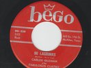 GARAGE bw CHICANO SOUL 45 - CARLOS GUZMAN -  96 LAGIMAS  - HEAR  1966 TEXAS BEGO