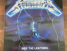 Metallica - Ride the Lightning  Vinyl LP Elektra/Megaforce  19 Nov 1984  VG++