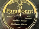 BLIND LEMON JEFFERSON PARAMOUNT  Sunshine Special/ Lonesome House Blues