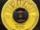 Rockabilly ELVIS PRESLEY 45 That's All Right Original 1954 SUN 209 W/ PUSH MARKS