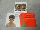 MILES DAVIS-3 LP'S-AT CARNEGIE HALL-SOMEDAY MY PRINCE WILL COME-MILES & MONK
