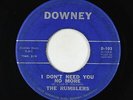 Surf R&B 45 - Rumblers - I Don't Need You No More/Boss - Downey - VG+ mp3