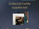Taylor Swift Midnights hand signed Vinyl set of 4 styles Clock