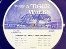 A Tiger Walks RARE 1964 DISNEY RADIO SPOTS Vera Miles Brian Keith BLUE VINYL