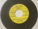 Overtones SOUL PSYCH 45 There's A Girl Down The Way / Home Type AJAX VG+++ HEAR