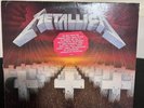 Metallica Master Of Puppets  1986 White Label Promo LP VG+ Rare  Gold Foil Stamp