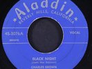 CHARLES BROWN: black night / once there lived a fool ALADDIN 7