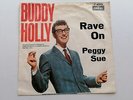 BUDDY HOLLY  1958  GERMAN  45    PEGGY SUE   RAVE ON   CORAL  C 60 010