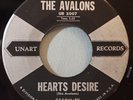 HEAR IT 50's Doo-Wop 45 rpm record The Avalons 