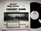 1962 Nebraska Aurora High School Concert Band Lee A Mendyk Vinyl LP Record