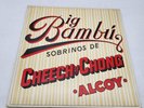 BIG BAMBU CHEECH Y CHONG 1972 LP W/ GIANT ROLLING PAPER