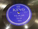 TEXAS SLIM (JOHN LEE HOOKER) King 4283 Black Man Blues/Stomp Boogie BLUES 78 E+