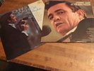 2 Original Johnny Cash Vinyl Records Live Folsum Prison & Get Rhythm