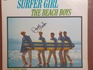 THE BEACH BOYS SURFER GIRL LP (USA) 1976 SIGNED ON FRONT BY DAVID MARKS