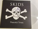 The Skids -  Peaceful Times  12” White Vinyl Signed