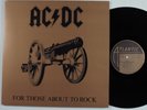 AC/DC For Those About To Rock ATLANTIC LP VG+/VG++ club edition embossed cover f