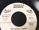 RARE Spooky Teen Rockabilly 45 ART KILLMER The Devil's Twist WEDGE garage 45rpm