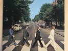 VINYL THE BEATLES Abbey Road PROMO STICKER APPLE PCS 7088 UK Press LP GLOSSY