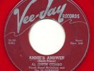 EL DORADOS & AL SMITH COMBO Annie's Answer VEE-JAY Doo Wop R&B Red Wax 45 Hear