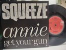 Squeeze - Annie Get Your Gun / Spanish Guitar 45 Single 1982 UK SIGNED By Band
