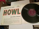 Allen Ginsberg Howl Deep Red LP  1959 Fantasy Records Rare EXCELLENT SHAPE