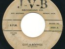 DEL-RYTHMETTS Chic-A-Boomer J-V-B Rare Female Detroit Doo Wop R&B 45 Hear INSANE