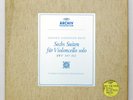 PIERRE FOURNIER – JS BACH the 6 suites for cello solo – ARCHIV 3xLPs box NM
