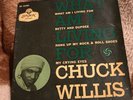 CHUCK WILLIS rare Sweden EP WHAT AM I LIVING FOR London 1958 R'N'B rock'n'roll