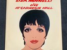 LIZA MINNELLI - LIVE AT CARNEGIE HALL (RECORDED IN 1979) - RARE VINYL DOUBLE LP