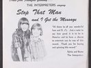 INTERPRETERS: stop that man / i get the message GEMINI OO 7