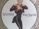 MADONNA WHO’S THAT GIRL 12” PIC PICTURE DISC 1987 VINYL RECORD UK 12 INCH