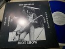 LED ZEPPELIN RIOT SHOW RECORDED LIVE AT ALEXANDER PALACE LONDON JMP 2 Blue Vinyl